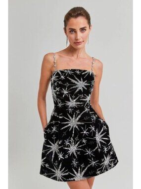 Nadine Merabi Stellar Star Dress Small NWT $535